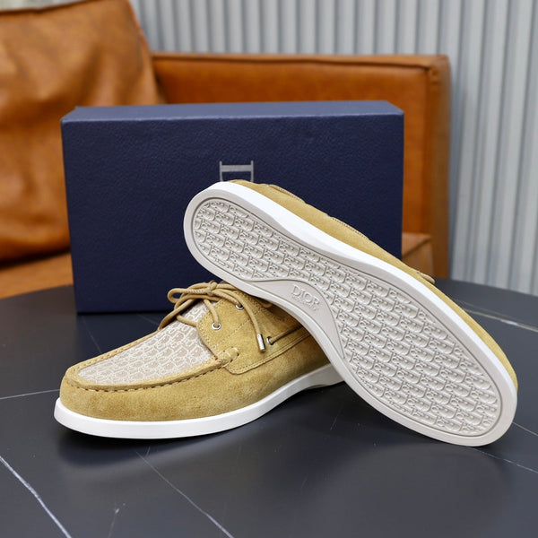 CD GRANVILLE BOAT SHOE FLAX-BEIGE SUEDE