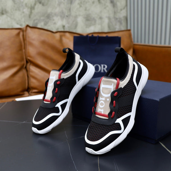 CD B21 Sneaker Black Mix Red Knitted 643602