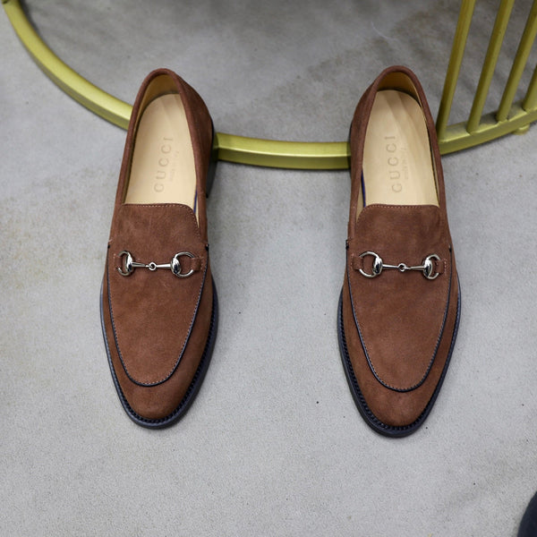 GG Men's Jordaan Loafer Brown Suede 560882