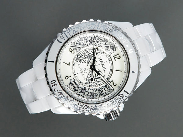 J12 38mm Automatic 20Th Anniversary White Ceramic