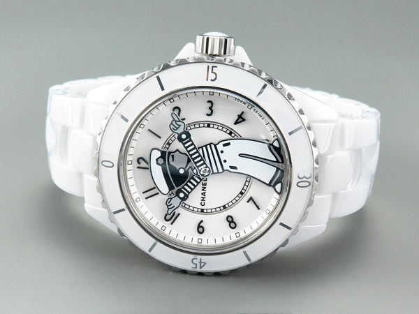 J12 38mm Mademoiselle Automatic White Ceramic