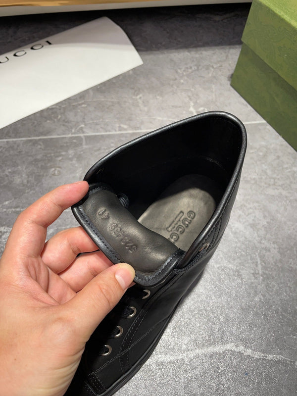 GG Men's Boots Black Lamskin 537088