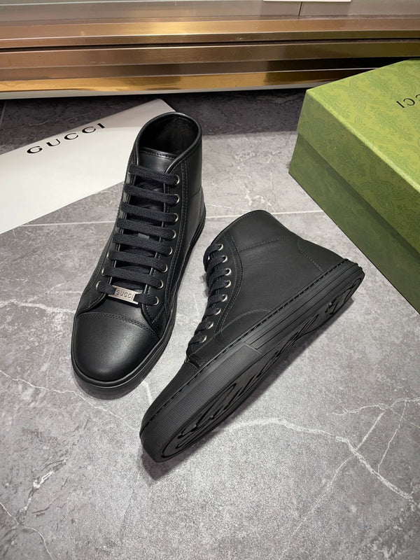 GG Men's Boots Black Lamskin 537088