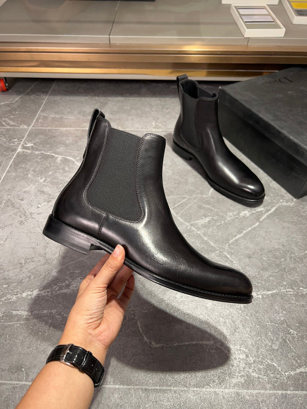 CD CHELSEA BOOT BLACK CALFSKIN