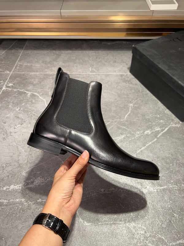 CD CHELSEA BOOT BLACK CALFSKIN