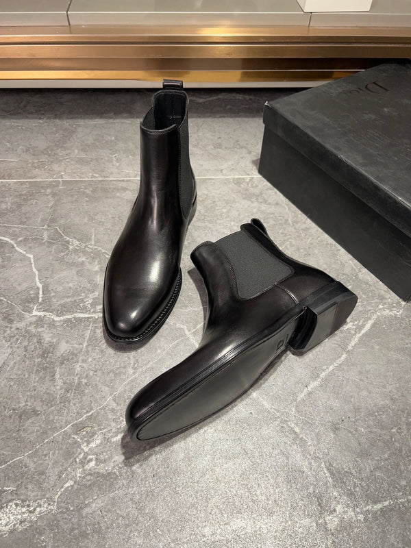 CD CHELSEA BOOT BLACK CALFSKIN