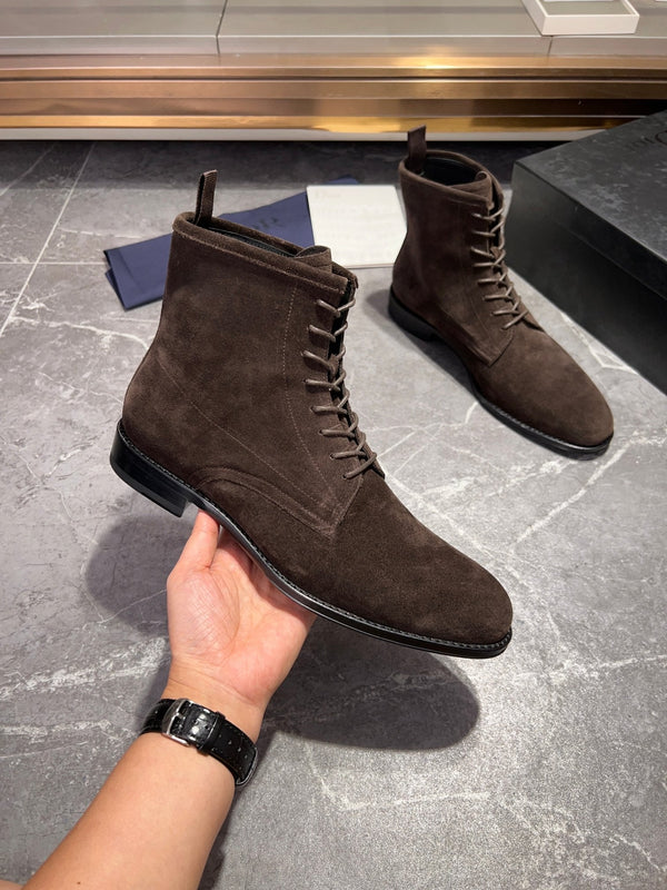 CD JUMP LACE-UP BOOT BROWN SUEDE