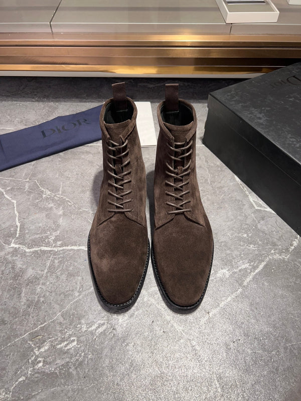 CD JUMP LACE-UP BOOT BROWN SUEDE