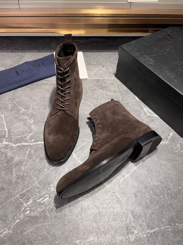 CD JUMP LACE-UP BOOT BROWN SUEDE