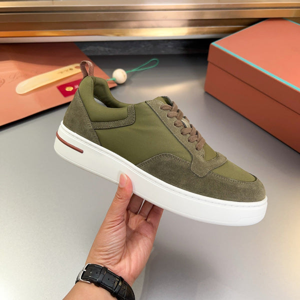 LP NEWPORT WALK SNEAKERS OLIVE SUEDE