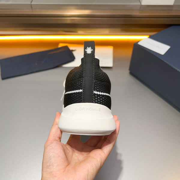 CD B21 LOW TOP KNIT SNEAKER BLACK FABRIC