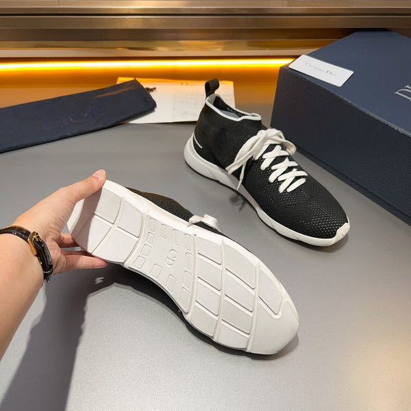 CD B21 LOW TOP KNIT SNEAKER BLACK FABRIC