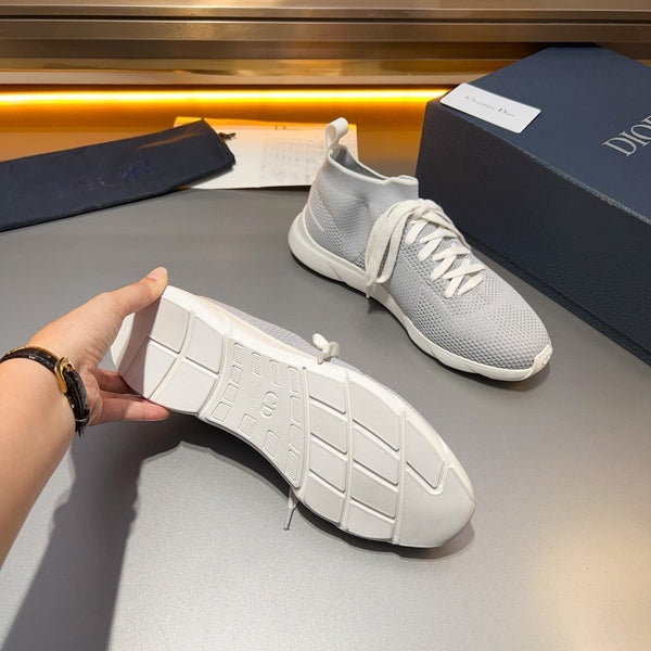 CD B21 LOW TOP KNIT SNEAKER LIGHT GRAY FABRIC