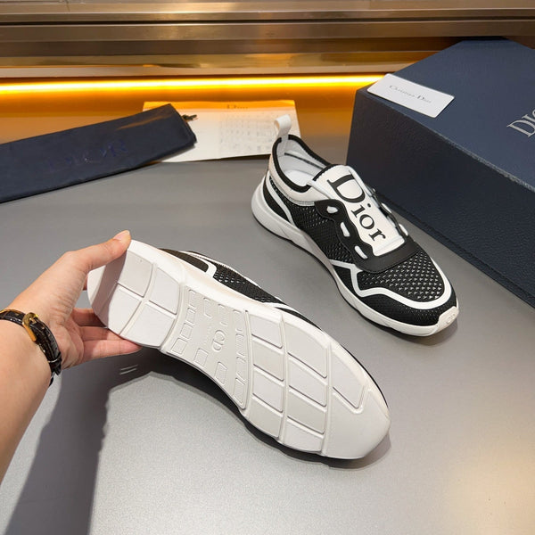 CD BASKETBALL SHOES BLACK AND WHITE BREATHABLE FABRIC