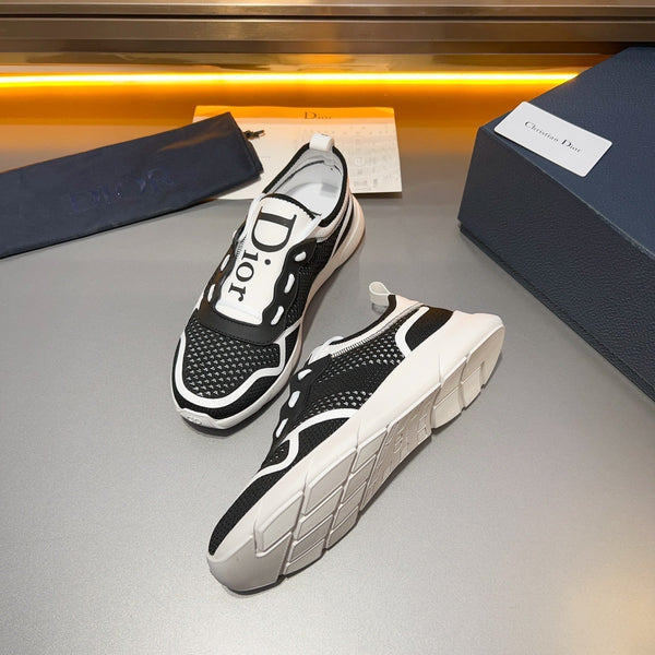 CD BASKETBALL SHOES BLACK AND WHITE BREATHABLE FABRIC