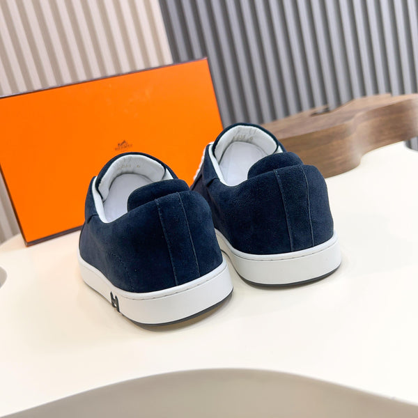 HM Men's Sneaker Navy Blue Suede 602545