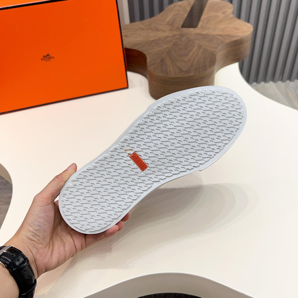 HM Men's Keep Mule Pelle di vitello scamosciata nera 651997