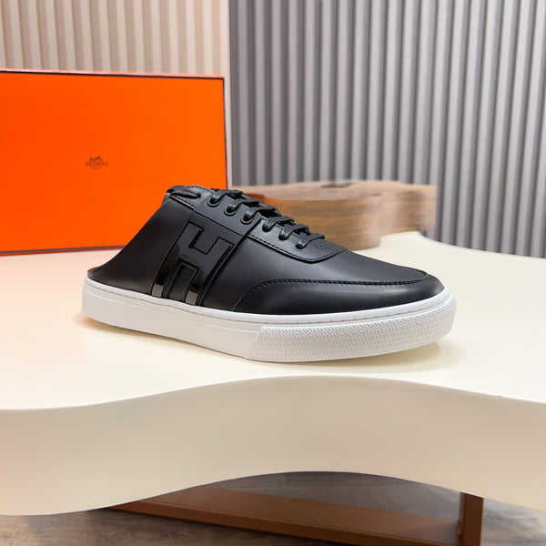 HM Men's Keep Mule Black Calfskin 651999