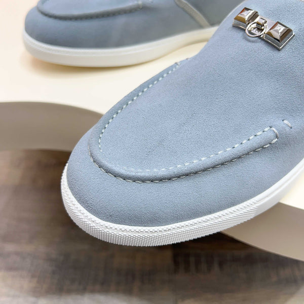 HM Men's Jour Loafer Pastel Blue Suede 687432