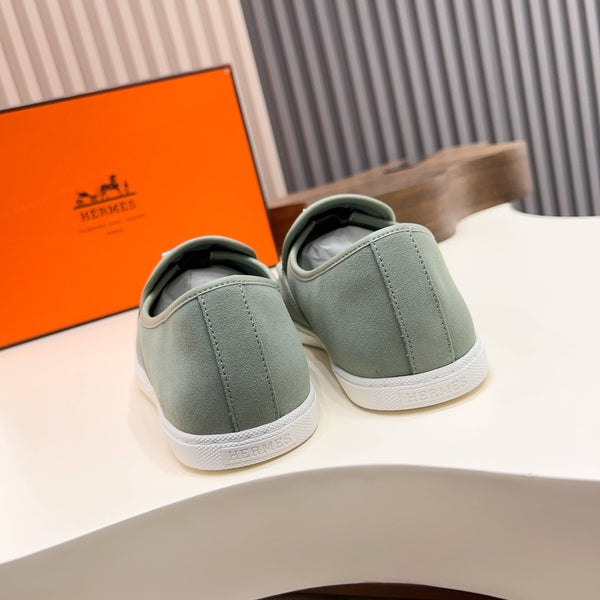 HM Men's Jour Loafer Pastel Green Suede 687434