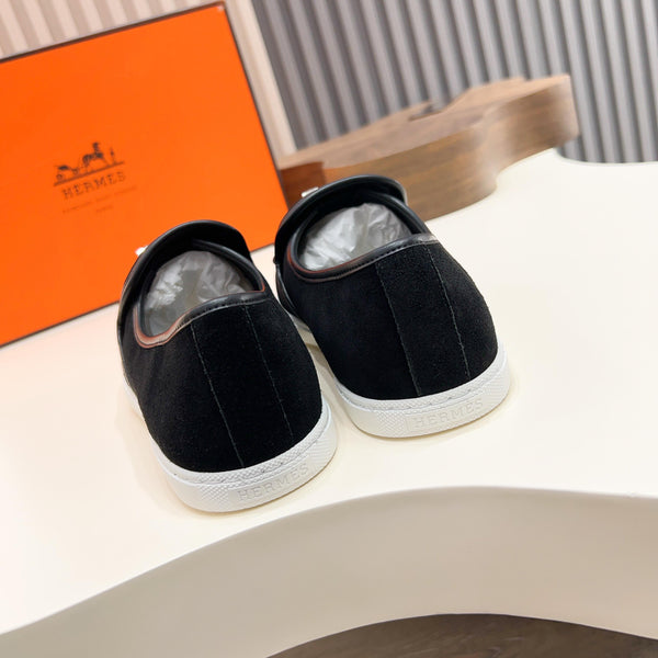 HM Men's Jour Loafer Black Suede 687435