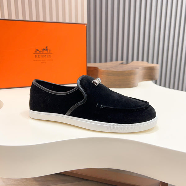 HM Men's Jour Loafer Black Suede 687435