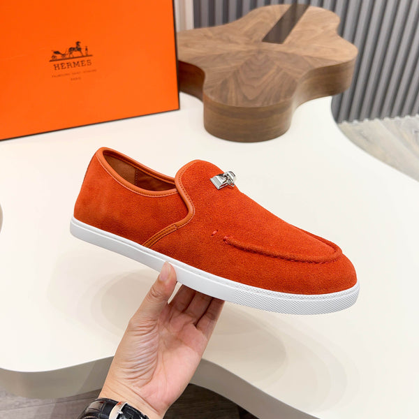 HM Men's Jour Loafer Orange Suede 687436