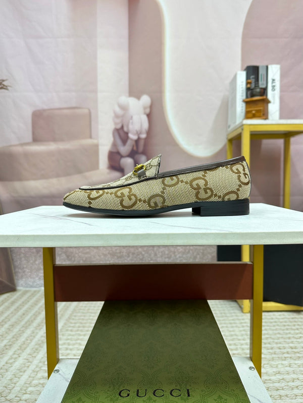 GG Men's Loafer Brown Canvas 881100