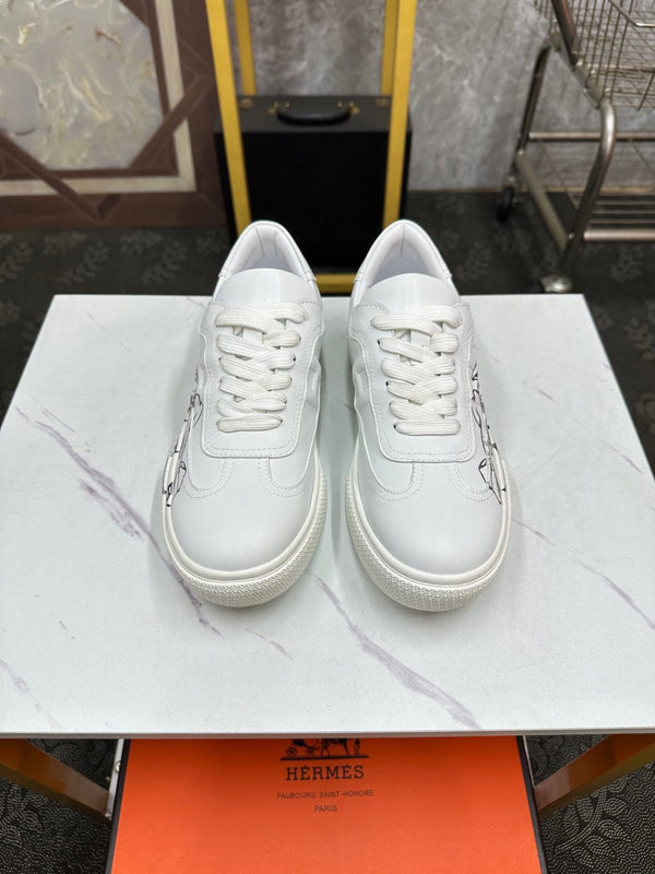 HM Men's Sneaker White Lambskin 532526