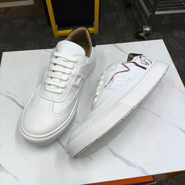 HM Men's Sneaker White Lambskin 543950