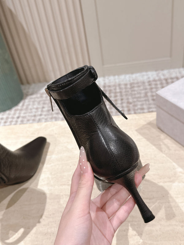 Jimmy Camie Ankle Boot 80 Black Leather 533023