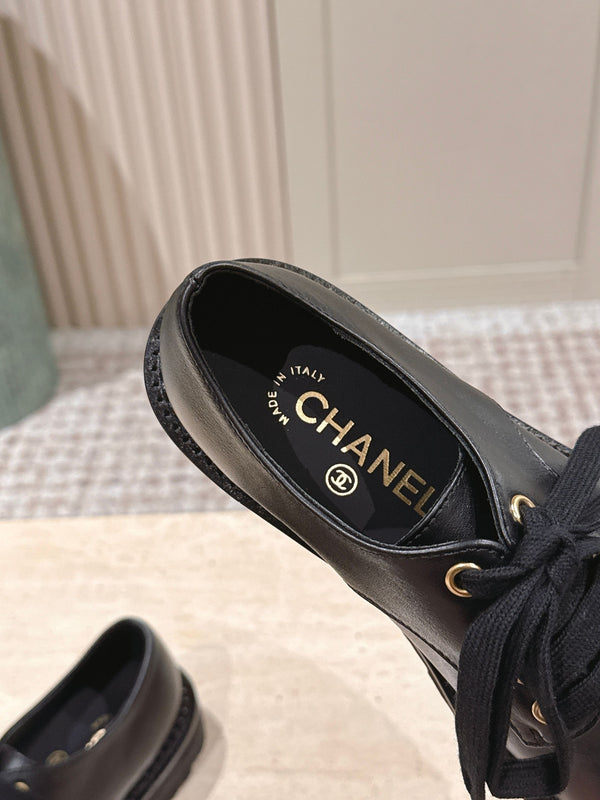CC 26s Chaussures 2cm Cuir de veau noir 583903