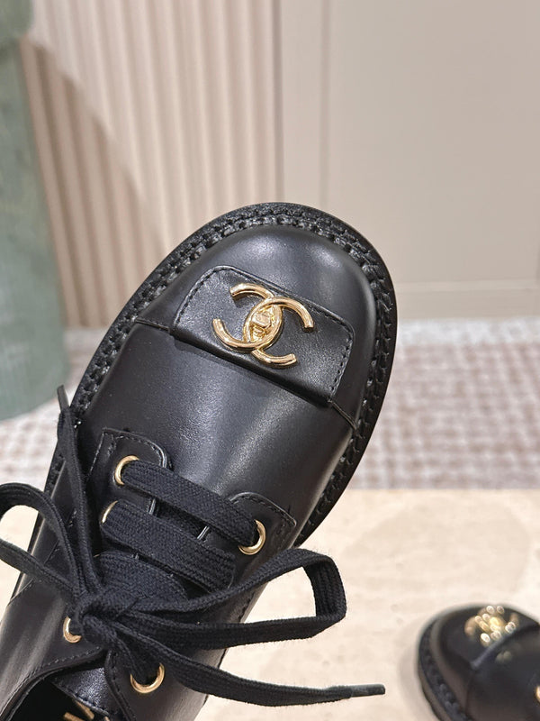 CC 26s Chaussures 2cm Cuir de veau noir 583903