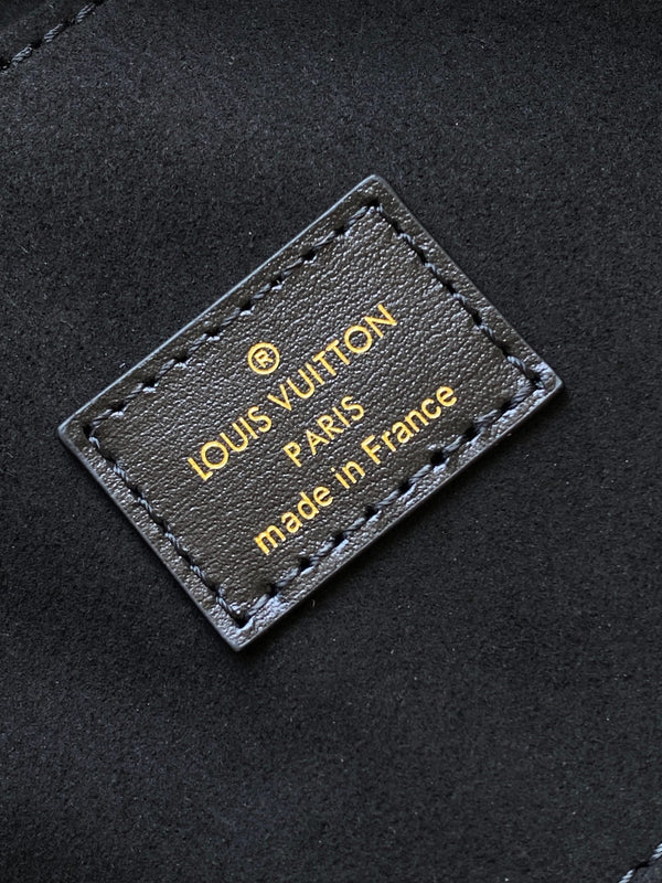 LV M47128 Vanity PM 13cm with Chain Brown Monogram Canvas & Cafskin GHW