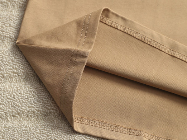 Burberry Men Oversized T-Shirt Beige Cotton
