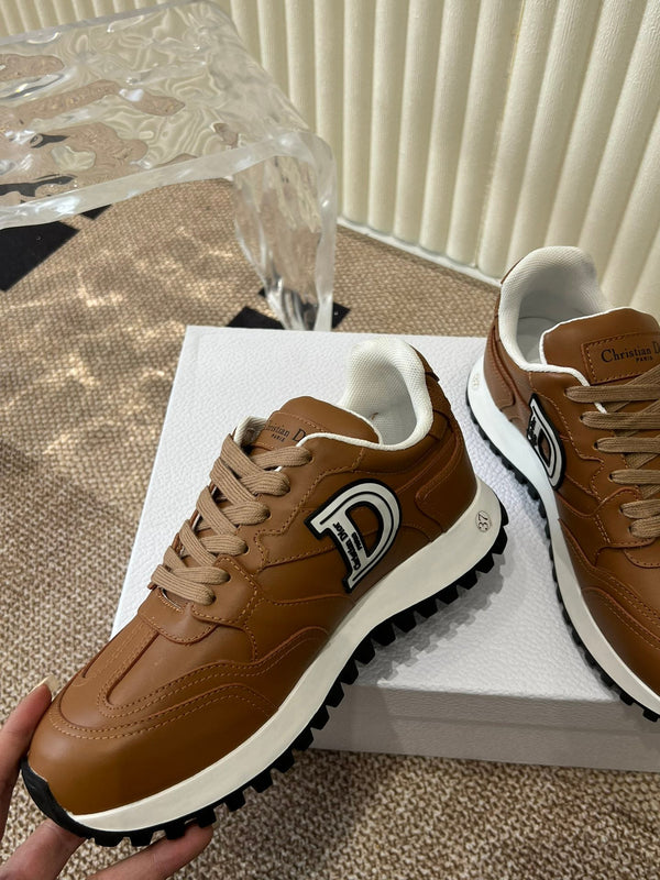C'est Dior Sneaker Brown Lamskin
