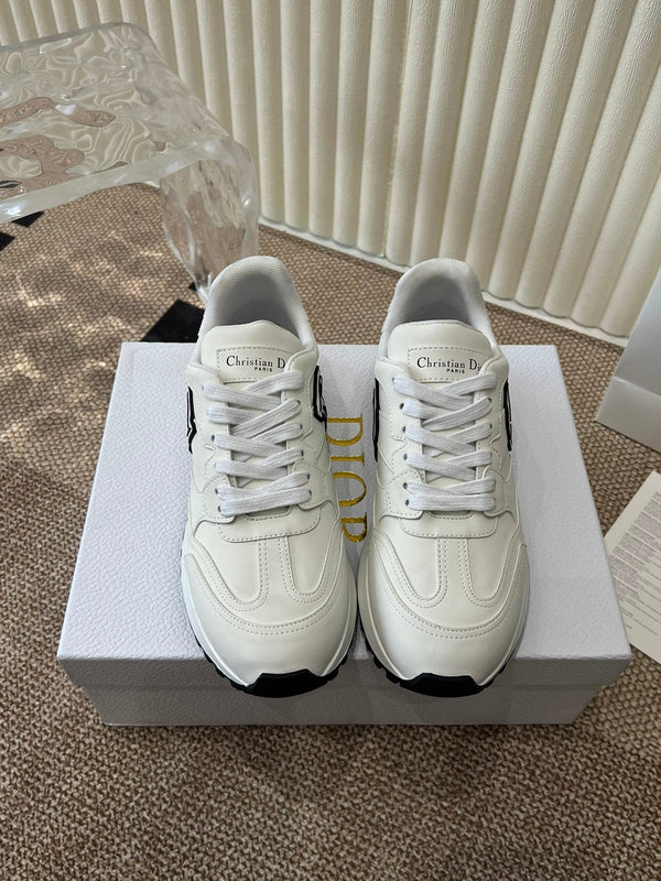 C'est Dior Sneaker White Lamskin