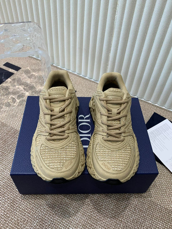 CD Sneaker B35 In Dark Beige Suede And Fabric 113125