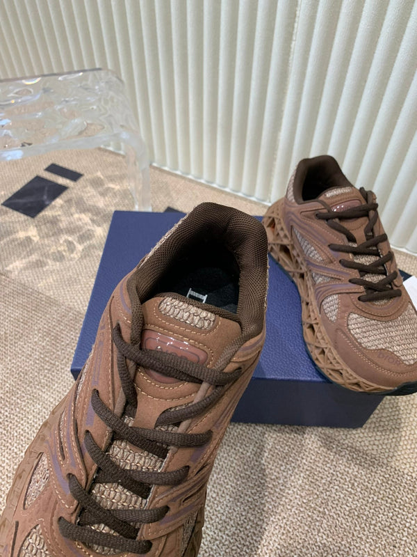 CD Sneaker B35 In Brown Suede And Fabric 113129