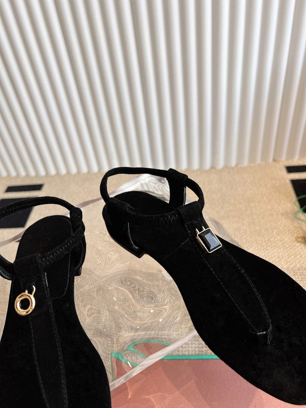 LP 25C Mindil Sandal Black Suede 208092