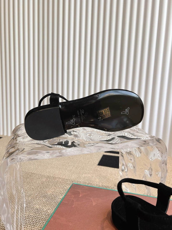 LP 25C Mindil Sandal Black Suede 208092