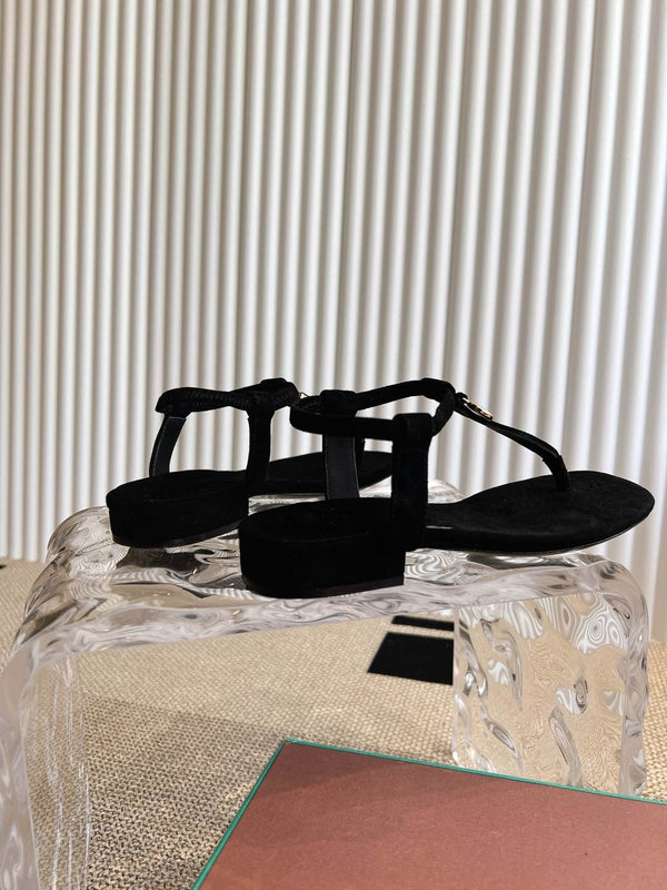 LP 25C Mindil Sandal Black Suede 208092