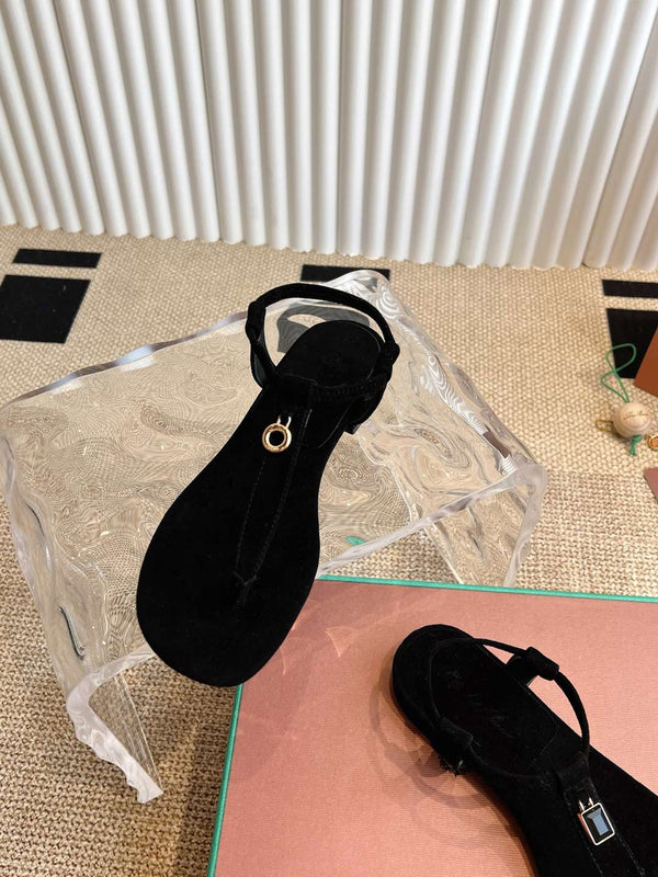 LP 25C Mindil Sandal Black Suede 208092