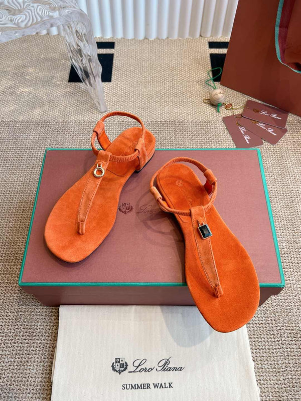 LP 25C Mindil Sandal Kyoto Orange Suede 208100