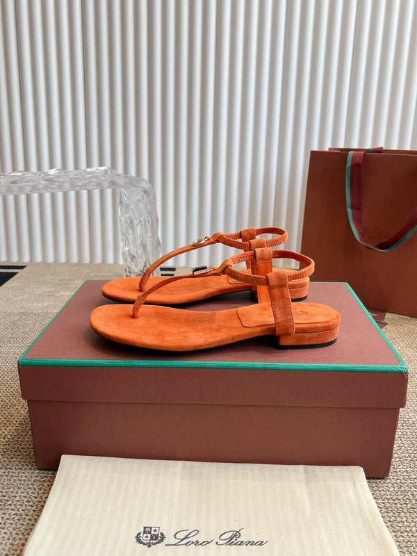 LP 25C Mindil Sandal Kyoto Orange Suede 208100