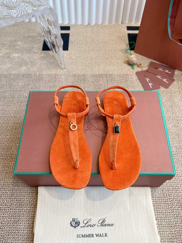 LP 25C Mindil Sandal Kyoto Orange Suede 208100