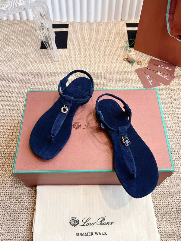 LP 25C Mindil Sandal Navy Blue Suede 208102