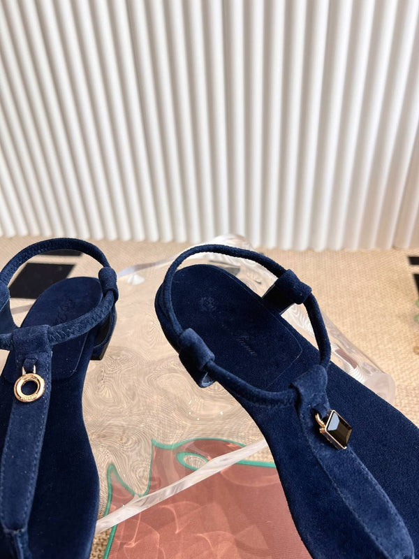 LP 25C Mindil Sandal Navy Blue Suede 208102