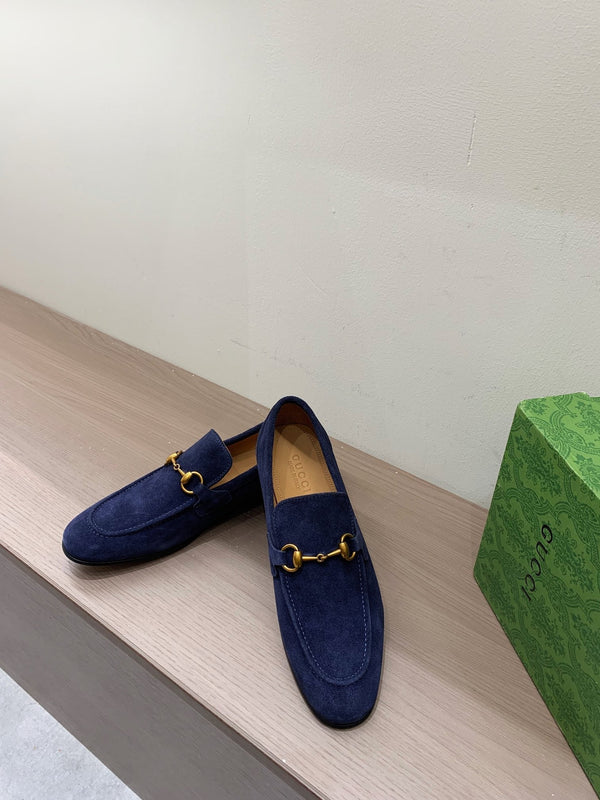 GG Men's Jordaan Loafer Blue Suede 542491