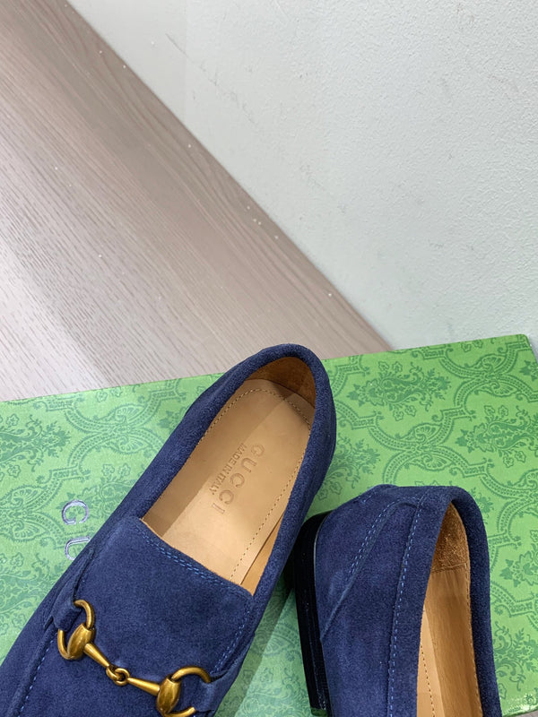 GG Men's Jordaan Loafer Blue Suede 542491